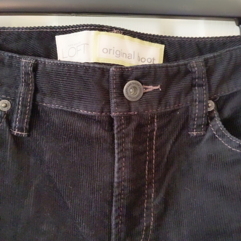 LOFT Corduroy Original Boot cut Jeans Pants size 6 - Picture 6 of 11